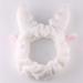 Demarkt White Shower Headband for Spa & Makeup - Antler Design Face Washing Accessory - Buy Online on GoSupps.com