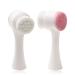 KDDOM 2 in 1 Facial Cleansing Brush with Soft Bristles Silicone Massager for Deep Pore Exfoliation Blackhead  Acne(Pink)