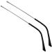 VekkEr yewear Leg Eyeglass Accessories 1 Pair Vintage Glasses Legs Metal Frame Temple Eyeglasses Replacement Arms Gray