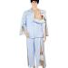 Daily Wear Patient Care Clothes Easy to Wear Cotton Suitable for Hemiplegia and Long-Term Bed Rest Hospital/Home Care Aid (Color : Medium)