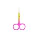 IOIUSKKU Nail Cuticle Nippers Stainless Steel Scissors Eyebrow Trimmer Trimming Tool Spray Gold Pink