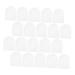 PartyKindom 30Pcs Disposable Tongue Protectors for Oral Health Tasteproof Tongue Sleeves for Chinese Medicine Ergonomic Lightweight Design Suitable for All Ages