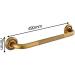 Shower Handicap Grab Bars for Bathroom Wall European Retro Copper Grab Bar Antique Wall Hanging Elderly Handle Toilet Disabled/Barrier-Free Anti-Skid Handle(Black Gold) (Color : Gold) - Buy Online on GoSupps.com