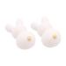 WDhomLT 2 Pieces Bath Bombs Set Fizzy Bubble Bath Bombs Cute Bath Body Pack Rabbit Shape Spa Bath Bomb Kit Carrot Shape Bath Balls Beauty Kit Set Moisturizing Skin for Kids One Size White