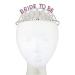 Lux Accessories Silver Wedding Bride to Be Tiara Headpiece - Bridal Shower Headband - Buy Online on GoSupps.com