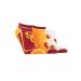 TCK USC Trojans No Show Socks Full Field 3 Pack Red/Gold/White Medium