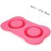 Hubulk Pet Dog Bowls Set - 2 Stainless Steel Bowls with Non-Skid Silicone Mat + Food Scoop for Small Medium Large Dogs and Cats | No Spill Water and Food Feeder Bowls (Small Pink) - Buy Online on GoSupps.com