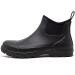 Pemberton Waterproof Boots for Men (Slip On) Rain Boots for Men Black 11