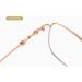 Blue Light Blocking Reading Glasses +1.00 | Anti Eye Strain Oversized Square Eyeglasses - Rose Golden - Buy Online on GoSupps.com