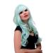 WIG me up - 285 -t5507 women wig large strong curls wavy hair with a smooth pony cosplay light green approx. 65 cm light green (T5507) Length: approx. 65 cm