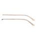 1 pair of replacement glasses temples glasses temples glasses legs rose gold