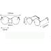 Shop Newada Stylish Cat-Eye Reading Glasses for Women - Blue Light Blocking Metal Anti-Eye Strain Golden Color +2.50 Size - Buy Online on GoSupps.com
