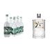 Thomas Henry Botanical Tonic Water |Disposable 6 x 0.75 l + Roku gin |6 Japanese botanicals |43 percent vol |700ml |Bundle Botanical Tonic + Roku Gin