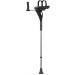 Walking Crutches Medical Arm Crutches for Women Men Ergonomic Adjustable Aluminum Forearm Crutches Walking Mobility Aid Balanced Walker for Adults with Height 2'7" to 3'6" Lightweight Walking Aid Black 1pcs - Buy Online on GoSupps.com
