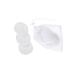 INOOMP 1 Set Galactorrhea Pads for Lactating Mothers Breathable and Durable Maternity Accessories with Mesh Bags Drawstring Zipper White