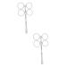 Housoutil 2st glasses accessories Instrumentklapp for objective optometry flipper mirror film optometry-flipper optical pinball 4-lens flip lens glass adjustable white adjustable white