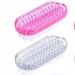 REFRESHKO Nail Cleaning Brush Plastic Handle Scrubbing Brush Fingernail Brush with Soft Bristles Nail Manicure Dust Brush for Hand Toes Nail Home Garden Salon use