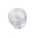 30ml 1oz Refillable Clear Plastic Cosmetic Jars with Screw Cap - Perfect for Makeup Eyeshadow Nail Powder & Lip Scrubs - Bulk Containers - Buy Online on GoSupps.com