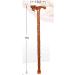 Solid Wood Crutches Non-Slip Crutches God Faucet Handle Design Ergonomic Handle Beautiful and Comfortable Prosperous - Buy Online on GoSupps.com