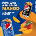 Pepsi Mango Soda Cans Artificial Mango Flavor Soda Pop Fridge Pack Sparkling beverage -Carbonated Soft Drink with Caffeine-12 FL Oz (Pack of 12) - Buy Online on GoSupps.com