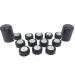Essential Oil Roller Bottle Glass Ball Inserts - 12 Pack Leak Proof Removable Tops for 5ml & 15ml Bottles - Perfect for Oils Blends and DIY - Buy Online on GoSupps.com
