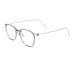 Parwana Round computer reading glasses classic anti-blue lighting glasses relieves fatigue flat light level presbyopia glasses (Color: Blue Size: +0.00) +0.00 Blue