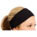 Headband - Wide ( 9.5cm) black hair fashion stretch fabric kylie band head band - Buy Online on GoSupps.com