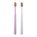 10 000 bristle toothbrush soft hair household small head ultra -stone soft pregnant women adult women and men special couple (color: pink and white) pink / white