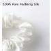 Shoppy Floor Silk Hair Scrunchies - White Mulberry Grade 6A Silk Ties for Women - Less Frizz & Breakage - Gentle & Durable - Buy Online on GoSupps.com