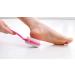 Foot Stone Exfoliating Brush with Pumice - Pink Shower Foot Scrubber - Buy Online on GoSupps.com