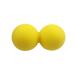 BUIFULSIC Massage device for muscle relaxation Double lacrosse bandas elasticas fitness de resistencia chiro-brett masajeador de pies peanut men and women yoga sports equipment medium yellow