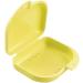 Portable Retainer Box Dental Tray Splint - Self-Cultivation Denture Container for Retainers, Mouth Guards, and Braces (Yellow) - Buy Online on GoSupps.com