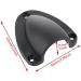 Aifeier ET Nylon Marine Clam Shell Vent Cover with Mounting Screws - 2 Pack, Black, 2.5x2.28 Inch for Boat Yacht Wiring Protection - Buy Online on GoSupps.com