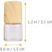 FRCOLOR 10pcs Essential Oil Roller Bottles - Refillable Glass Perfume & Essential Oil Containers (1ML Transparent) - Perfect for Aromatherapy & Travel - Buy Online on GoSupps.com