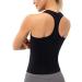 Ukaste Women's Studio Essential Racerback Tank Top Yoga Performance Workout Tops Waist Length - Ultra Soft 4 Black - Waist Length - Ultra Soft