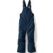 Lands' End Kids Slim Squall Waterproof Iron Knee Bib Snow Pants 8 Radiant Navy