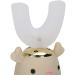 Kids U-Shaped Moose Electric Toothbrush for Ages 6-14 - Intelligent Sonic Cleaning Tool for Whole Mouth Oral Care - Beige - Buy Online on GoSupps.com