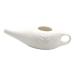 ALOEU 250Ml Ceramic Neti Pot Nose Cleaning Pot Durable Leakproof Spout Pot for Nasal Rinsing Nose Washing Men and Women White
