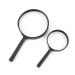 Magnifying 2pcs 5X Plastic Handheld Magnifier Portable Magnifying Glass Reading Eye Loupe Good Times