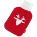 Snoozy XXL Hot Water Bottle 2L Natural Rubber with Soft Cuddly Cover for Long-Lasting Warmth | International Shipping Available - Buy Online on GoSupps.com