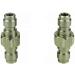 Alien Play 2 PCS 8mm Stainless Steel Male to Male Nipple Quick Disconnect Coupler - Double End Foster Fitting for HPA PCP Paintball SCBA Tank - Buy Online on GoSupps.com