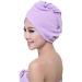 Buy Gbyj Microfiber Hair Drying Wrap for Women - Quick-Dry Turban Towel Hat Cap for Swimming & Bath White - 60x20 cm - Buy Online on GoSupps.com