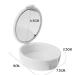 Aeyistry Retainer Case with Mirror - Orthodontic Dental & Mouth Guard Box (White) - Buy Online on GoSupps.com