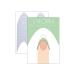 French Manicure Stencil U-Shape - French Nail Smile Line - Pack of 30