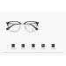 Blue Light Blocking Reading Glasses for Men & Women - Anti Eyestrain Computer Readers +2.50 Gray Classic Flat Light Mirror Eyewear - Buy Online on GoSupps.com