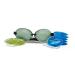 Eye Eco Tranquileyes XL Warm Compress Dark Eye Mask for Dry Irritated Eyes Help Improve Sleep with Soft Comfort Eye Shade - Self-Heating Instants- Adjustable Straps -Sage