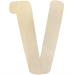 Large Wooden Letters 30cm Wooden Letter for Crafts Children's Names Capital Alphabet 5mm Thick Unfinished MDF Wood Slices Nursery Wall Hanging Art Sign Board Painting Home Decor (V)