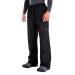 clothin Men's Waterproof Rain Pants Elastic Waist Drawstring Insulated Ski Pants with Zipper Pockets Medium/31" Inseam Black-1