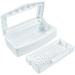 YoleShy Professional Plastic Sterilizing Tray for Nail Salon and Spa - Nail Art Tool Organizer and Cutter Manicure Equipment Storage Box - White - Buy Online on GoSupps.com