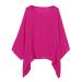 Womens Casual Loose Plus Size Cotton Linen Tops Summer Solid Crewneck T-Shirt Blouse Tunics Shirt 3X-Large Hot Pink